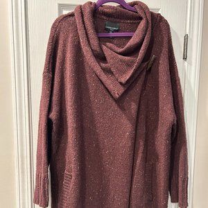 Cynthia Rowley Woman maroon sweater (size 2X)